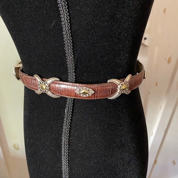 Brighton Brown Leather Belt - Picture 4 of 6
